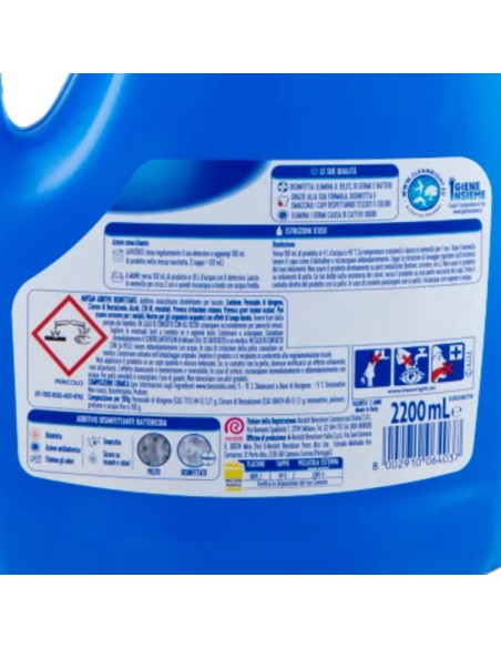 napisan additivo liquido igienizzante bucato - maxi pack 2200ml - classico: tuttocasashop.it: prodotti per bucato e tessuti