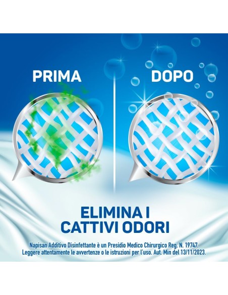 napisan additivo liquido igienizzante bucato - maxi pack 2200ml - classico: tuttocasashop.it: prodotti per bucato e tessuti