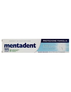 mentadent dentifricio 75ml - protezione famiglia - bianco quotidiano: tuttocasashop.it: igiene e cura della persona