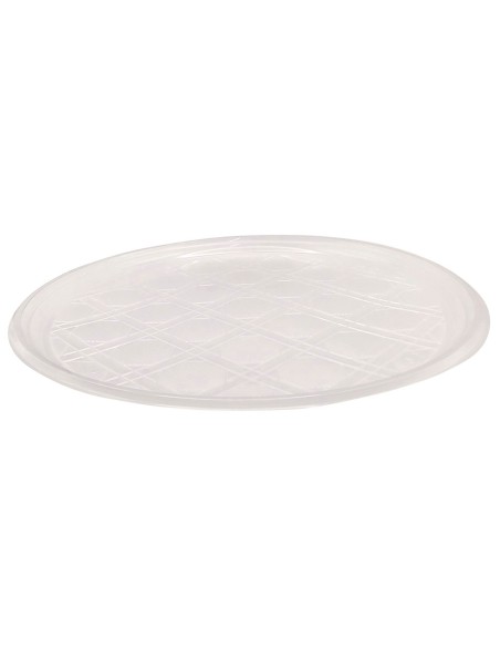 vip 12 piatti pizza in plastica riutilizzabili diametro 33cm - trasparenti: tuttocasashop.it: carta & monouso