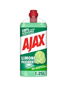 ajax pavimenti detergente liquido - 1250ml - limone: tuttocasashop.it: pulizia e cura della casa