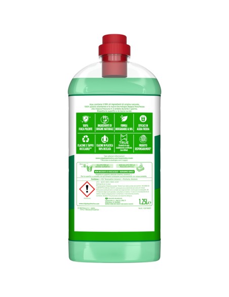 ajax pavimenti detergente liquido - 1250ml - limone: tuttocasashop.it: pulizia e cura della casa