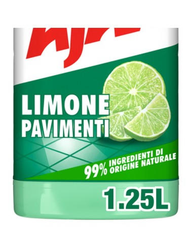 ajax pavimenti detergente liquido - 1250ml - limone: tuttocasashop.it: pulizia e cura della casa