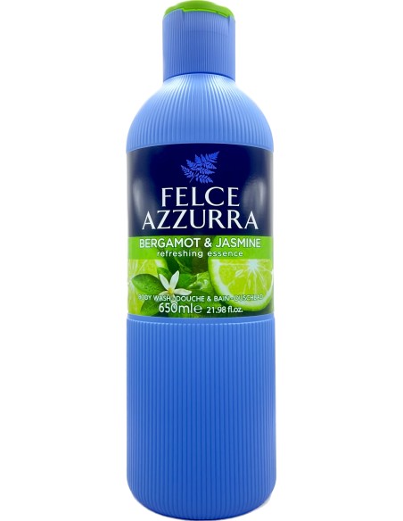 felce azzurra bagnoschiuma 650ml - bergamotto e fiori di cedro - fresco: tuttocasashop.it: igiene e cura della persona