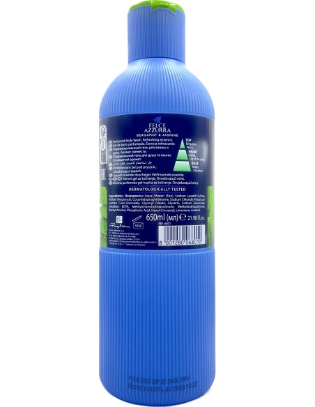 felce azzurra bagnoschiuma 650ml - bergamotto e fiori di cedro - fresco: tuttocasashop.it: igiene e cura della persona
