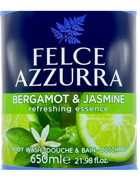 felce azzurra bagnoschiuma 650ml - bergamotto e fiori di cedro - fresco: tuttocasashop.it: igiene e cura della persona