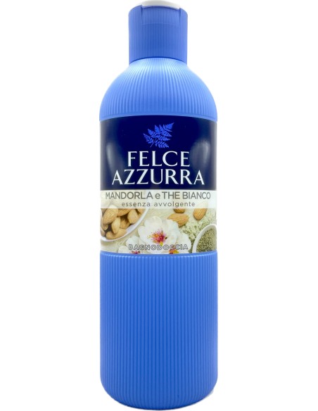 felce azzurra bagnoschiuma 650ml - mandorla e the bianco - avvolgente: tuttocasashop.it: igiene e cura della persona