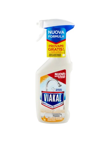 viakal anticalcare spray 470ml - acciaio cucina: tuttocasashop.it: pulizia e cura della casa