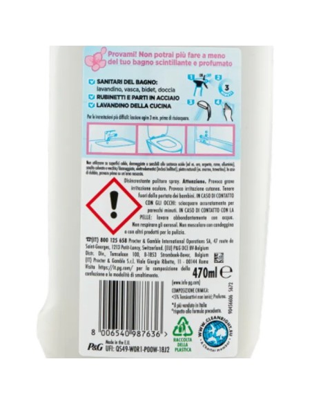 viakal anticalcare spray 470ml - fresco profumo: tuttocasashop.it: pulizia e cura della casa