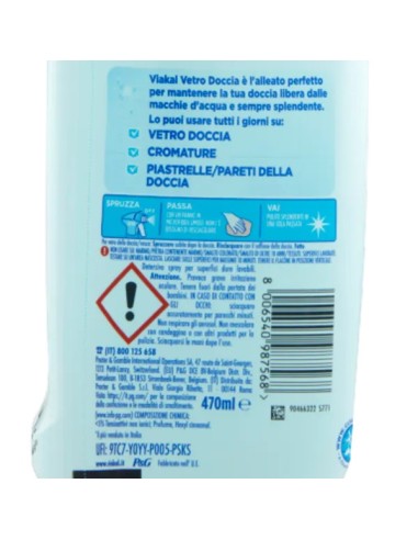 viakal anticalcare spray 470ml - vetro doccia express: tuttocasashop.it: pulizia e cura della casa