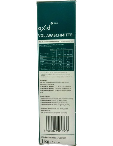 detersivo lavatrice in polvere - 1kg - professionale: tuttocasashop.it: prodotti per bucato e tessuti