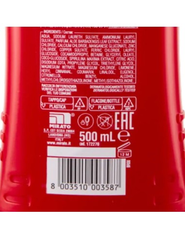 intesa pour homme bagno doccia shampoo - 500ml - tonificante - aloe: tuttocasashop.it: igiene e cura della persona