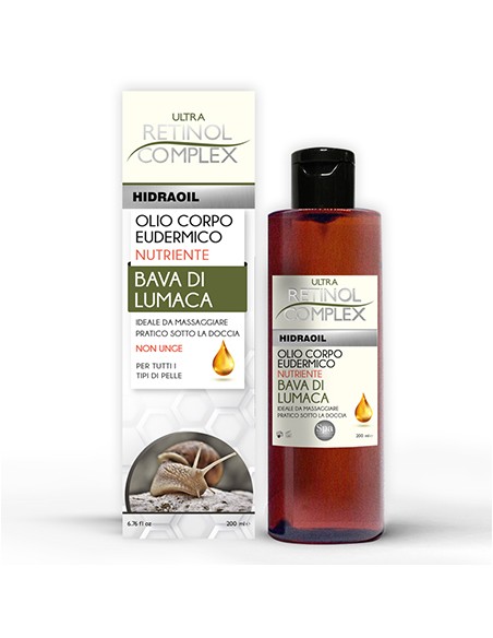 ultra retinol complex hidraoil - olio corpo 200ml - nutriente bava di lumaca: tuttocasashop.it: igiene e cura della persona