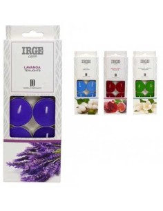 irge 8 candele tealight profumate - profumazioni assortite: tuttocasashop.it: pulizia e cura della casa
