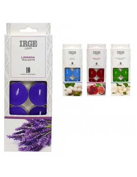 irge 8 candele tealight profumate - profumazioni assortite: tuttocasashop.it: pulizia e cura della casa