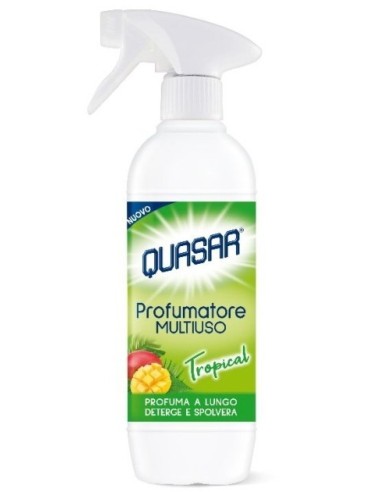 quasar profumatore multiuso - 500ml - tropical - profuma deterge spolvera: tuttocasashop.it: pulizia e cura della casa