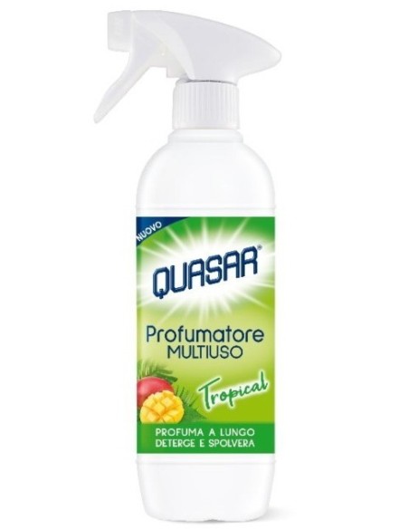 quasar profumatore multiuso - 500ml - tropical - profuma deterge spolvera: tuttocasashop.it: pulizia e cura della casa