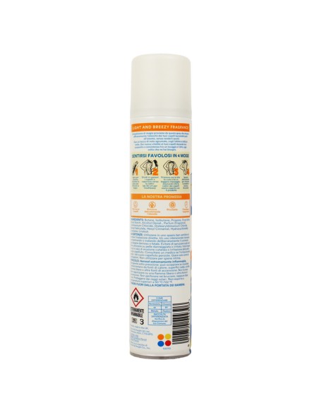 bellery shampoo secco spray 200ml - fresh - breezy citrus: tuttocasashop.it: igiene e cura della persona