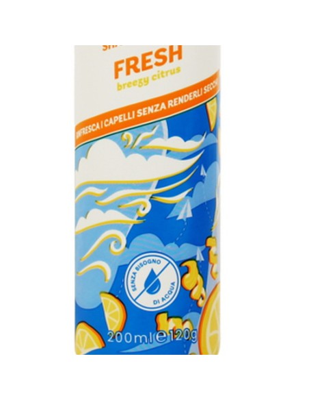 bellery shampoo secco spray 200ml - fresh - breezy citrus: tuttocasashop.it: igiene e cura della persona
