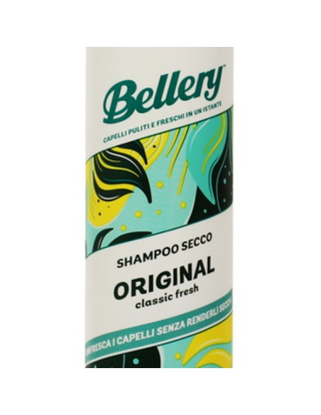 bellery shampoo secco spray 200ml - original - classic fresh: tuttocasashop.it: igiene e cura della persona