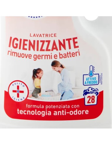 chanteclair detersivo lavatrice - 28 lavaggi 1260ml - igienizzante: tuttocasashop.it: prodotti per bucato e tessuti