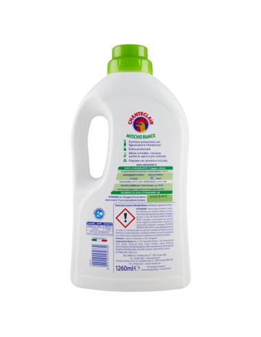 chanteclair detersivo lavatrice - 28 lavaggi 1260ml - muschio bianco: tuttocasashop.it: prodotti per bucato e tessuti