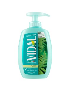 vidal sapone liquido - 300ml - muschio bianco: tuttocasashop.it: igiene e cura della persona