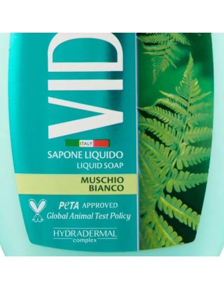 vidal sapone liquido - 300ml - muschio bianco: tuttocasashop.it: igiene e cura della persona