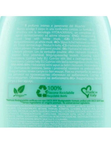 vidal sapone liquido - 300ml - muschio bianco: tuttocasashop.it: igiene e cura della persona
