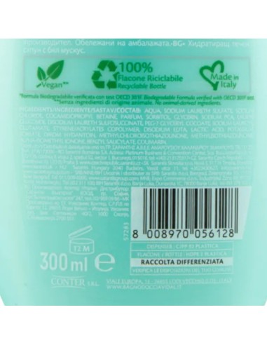 vidal sapone liquido - 300ml - muschio bianco: tuttocasashop.it: igiene e cura della persona