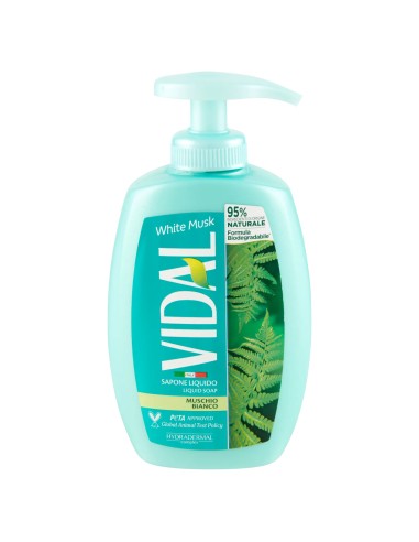 vidal sapone liquido - 300ml - muschio bianco: tuttocasashop.it: igiene e cura della persona