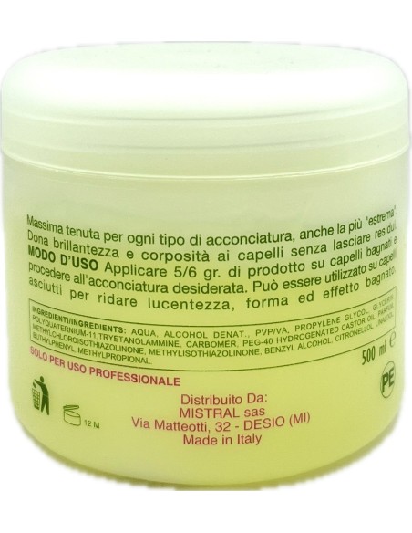 kestera gel strong - fissante per capelli tenuta forte - 500ml: tuttocasashop.it: igiene e cura della persona