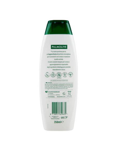 palmolive naturals bagnoschiuma 350ml - oliva verde e latte idratante: tuttocasashop.it: igiene e cura della persona