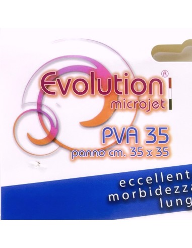 evolution microjet pva35 - panno microfibra in pva - 35x35cm - giallo: tuttocasashop.it: pulizia e cura della casa