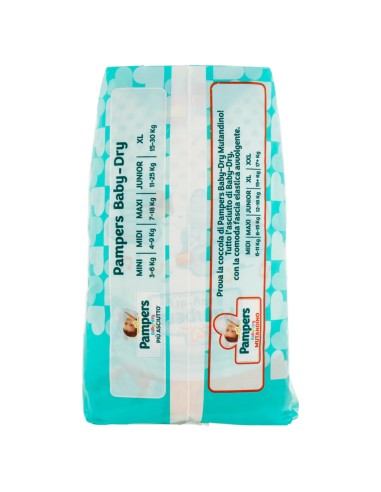 pampers pannolini baby-dry - taglia 3 midi 4-9kg - 20 pezzi: tuttocasashop.it: igiene e cura della persona