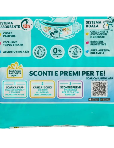 pampers pannolini baby-dry - taglia 3 midi 4-9kg - 20 pezzi: tuttocasashop.it: igiene e cura della persona