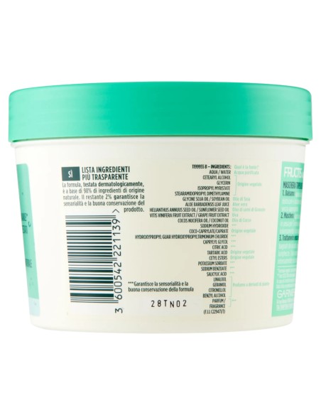 fructis hair food maschera capelli 390ml - aloe vera - idratante: tuttocasashop.it: igiene e cura della persona