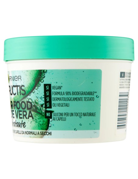 fructis hair food maschera capelli 390ml - aloe vera - idratante: tuttocasashop.it: igiene e cura della persona