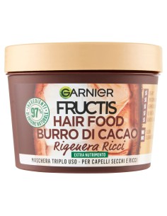 fructis hair food maschera capelli 390ml - burro di cacao - rigenera ricci: tuttocasashop.it: igiene e cura della persona