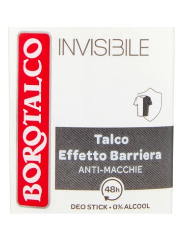 borotalco deodorante stick 40ml - invisibile - talco - anti-macchie: tuttocasashop.it: igiene e cura della persona