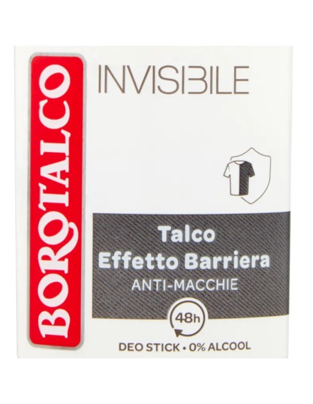 borotalco deodorante stick 40ml - invisibile - talco - anti-macchie: tuttocasashop.it: igiene e cura della persona