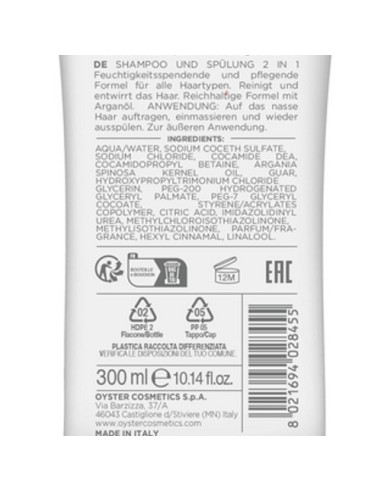 libera e bella shampoo e balsamo 2in1 - 300ml - con olio di argan: tuttocasashop.it: igiene e cura della persona