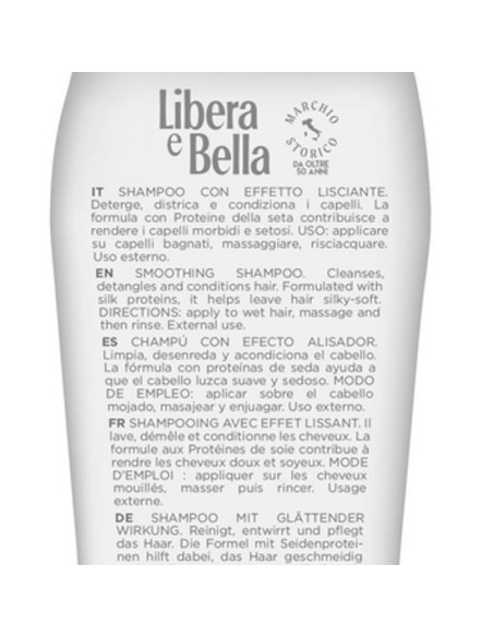 libera e bella shampoo 300ml - disciplinante con proteine della seta: tuttocasashop.it: igiene e cura della persona