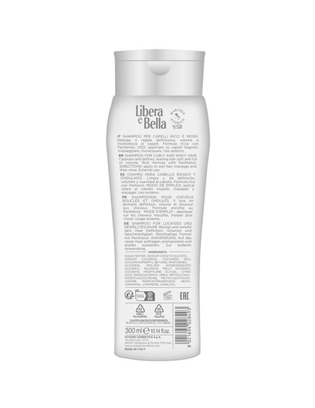 libera e bella shampoo 300ml - ravviva ricci - con pantenolo: tuttocasashop.it: igiene e cura della persona