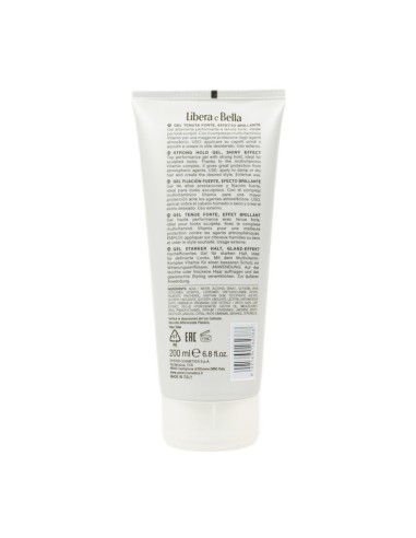 libera e bella gel per capelli - 200ml - fissaggio forte - effetto brillante: tuttocasashop.it: igiene e cura della persona