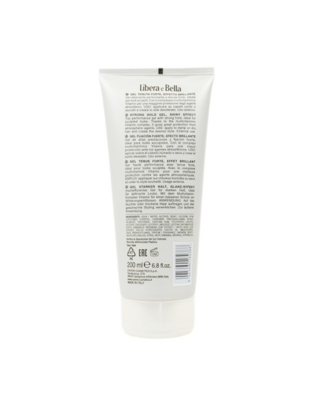 libera e bella gel per capelli - 200ml - fissaggio forte - effetto brillante: tuttocasashop.it: igiene e cura della persona