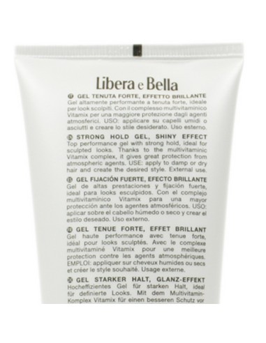 libera e bella gel per capelli - 200ml - fissaggio forte - effetto brillante: tuttocasashop.it: igiene e cura della persona