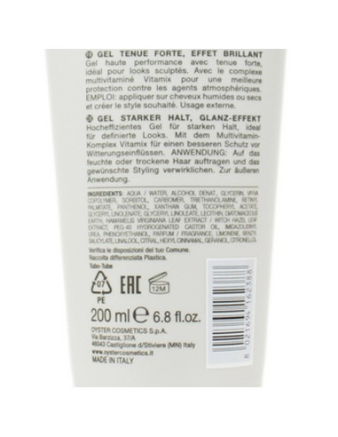 libera e bella gel per capelli - 200ml - fissaggio forte - effetto brillante: tuttocasashop.it: igiene e cura della persona