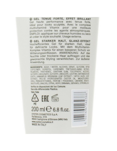 libera e bella gel per capelli - 200ml - fissaggio forte - effetto brillante: tuttocasashop.it: igiene e cura della persona