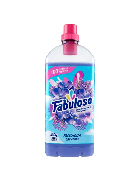 fabuloso ammorbidente per bucato - 56 lavaggi 1250ml - freschezza lavanda: tuttocasashop.it: prodotti per bucato e tessuti